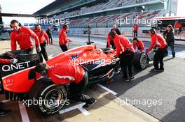 Jules Bianchi (FRA) Marussia F1 Team MR02. 02.03.2013. Formula One Testing, Day Three, Barcelona, Spain.