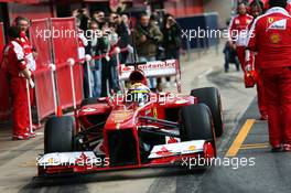 Felipe Massa (BRA) Ferrari F138. 02.03.2013. Formula One Testing, Day Three, Barcelona, Spain.