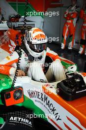 Adrian Sutil (GER) Sahara Force India VJM06. 02.03.2013. Formula One Testing, Day Three, Barcelona, Spain.
