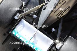 Mercedes AMG F1 W04 rear suspension and exhaust. 03.03.2013. Formula One Testing, Day Four, Barcelona, Spain.