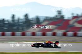 Sebastian Vettel (GER) Red Bull Racing RB9. 03.03.2013. Formula One Testing, Day Four, Barcelona, Spain.