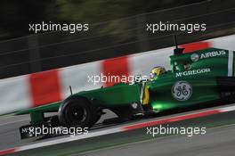 Charles Pic (FRA) Caterham CT03. 03.03.2013. Formula One Testing, Day Four, Barcelona, Spain.