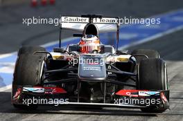 Nico Hulkenberg (GER) Sauber C32. 03.03.2013. Formula One Testing, Day Four, Barcelona, Spain.