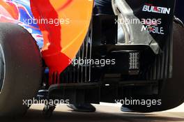 Scuderia Toro Rosso STR8 rear diffuser and rear wing. 03.03.2013. Formula One Testing, Day Four, Barcelona, Spain.