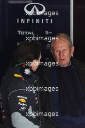 (L to R): Christian Horner (GBR) Red Bull Racing Team Principal with Dr Helmut Marko (AUT) Red Bull Motorsport Consultant. 03.03.2013. Formula One Testing, Day Four, Barcelona, Spain.