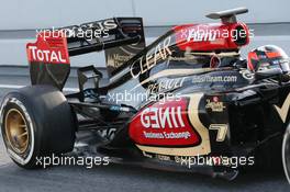 Lotus F1 E21 rear suspension. 03.03.2013. Formula One Testing, Day Four, Barcelona, Spain.