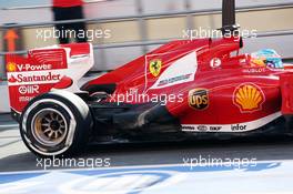 Fernando Alonso (ESP) Ferrari F138 exhaust. 03.03.2013. Formula One Testing, Day Four, Barcelona, Spain.