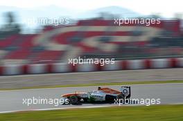 Paul di Resta (GBR) Sahara Force India VJM06. 03.03.2013. Formula One Testing, Day Four, Barcelona, Spain.