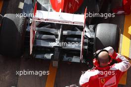 Ferrari F138 rear wing. 03.03.2013. Formula One Testing, Day Four, Barcelona, Spain.
