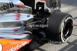 McLaren MP4-28 rear suspension. 03.03.2013. Formula One Testing, Day Four, Barcelona, Spain.