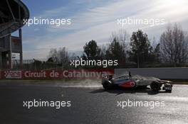 Sergio Perez (MEX) McLaren MP4-28. 28.02.2013. Formula One Testing, Day One, Barcelona, Spain.