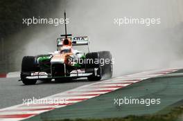 Paul di Resta (GBR) Sahara Force India VJM06. 28.02.2013. Formula One Testing, Day One, Barcelona, Spain.