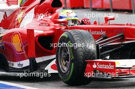 Felipe Massa (BRA) Ferrari F138. 28.02.2013. Formula One Testing, Day One, Barcelona, Spain.