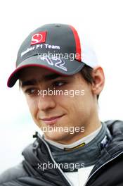 Esteban Gutierrez (MEX) Sauber. 28.02.2013. Formula One Testing, Day One, Barcelona, Spain.