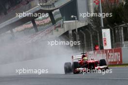 Felipe Massa (BRA) Ferrari F138. 28.02.2013. Formula One Testing, Day One, Barcelona, Spain.