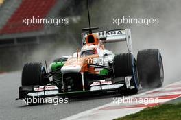 Paul di Resta (GBR) Sahara Force India VJM06. 28.02.2013. Formula One Testing, Day One, Barcelona, Spain.