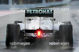 Lewis Hamilton (GBR) Mercedes AMG F1 W04 leaves the pits. 28.02.2013. Formula One Testing, Day One, Barcelona, Spain.