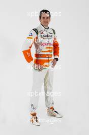 Adrian Sutil (GER) Sahara Force India F1. 28.02.2013. Formula One Testing, Day One, Barcelona, Spain.