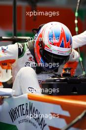 Paul di Resta (GBR) Sahara Force India VJM06. 28.02.2013. Formula One Testing, Day One, Barcelona, Spain.