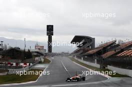 Paul di Resta (GBR) Sahara Force India VJM06. 28.02.2013. Formula One Testing, Day One, Barcelona, Spain.