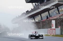 Valtteri Bottas (FIN) Williams FW35. 28.02.2013. Formula One Testing, Day One, Barcelona, Spain.