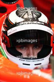 Max Chilton (GBR) Marussia F1 Team MR02. 28.02.2013. Formula One Testing, Day One, Barcelona, Spain.