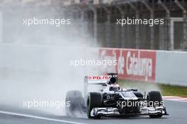 Valtteri Bottas (FIN) Williams FW35. 28.02.2013. Formula One Testing, Day One, Barcelona, Spain.