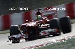 Felipe Massa (BRA) Ferrari F138. 28.02.2013. Formula One Testing, Day One, Barcelona, Spain.