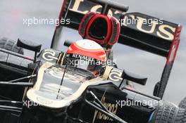 Romain Grosjean (FRA) Lotus F1 E21. 28.02.2013. Formula One Testing, Day One, Barcelona, Spain.