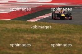 Mark Webber (AUS) Red Bull Racing RB9. 28.02.2013. Formula One Testing, Day One, Barcelona, Spain.