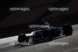 Lewis Hamilton (GBR) Mercedes AMG F1 W04. 28.02.2013. Formula One Testing, Day One, Barcelona, Spain.