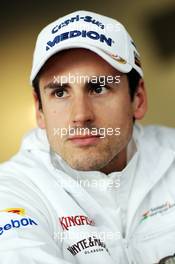 Adrian Sutil (GER) Sahara Force India F1. 28.02.2013. Formula One Testing, Day One, Barcelona, Spain.