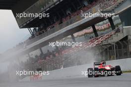 Max Chilton (GBR) Marussia F1 Team MR02. 28.02.2013. Formula One Testing, Day One, Barcelona, Spain.