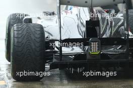 Esteban Gutierrez (MEX) Sauber C32 rear wing and rear diffuser. 28.02.2013. Formula One Testing, Day One, Barcelona, Spain.