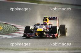 Mark Webber (AUS) Red Bull Racing RB9. 28.02.2013. Formula One Testing, Day One, Barcelona, Spain.