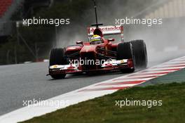 Felipe Massa (BRA) Ferrari F138. 28.02.2013. Formula One Testing, Day One, Barcelona, Spain.