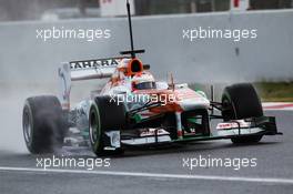 Paul di Resta (GBR) Sahara Force India VJM06. 28.02.2013. Formula One Testing, Day One, Barcelona, Spain.