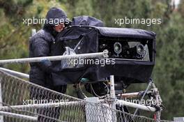 A 3D TV Cameraman and equipment. 28.02.2013. Formula One Testing, Day One, Barcelona, Spain.