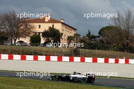 Valtteri Bottas (FIN) Williams FW35. 28.02.2013. Formula One Testing, Day One, Barcelona, Spain.