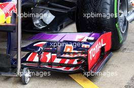 Red Bull Racing RB9 front wing. 28.02.2013. Formula One Testing, Day One, Barcelona, Spain.