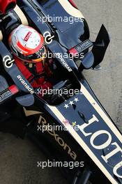 Romain Grosjean (FRA) Lotus F1 E21. 28.02.2013. Formula One Testing, Day One, Barcelona, Spain.