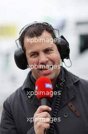 Ted Kravitz (GBR) Sky Sports Pitlane Reporter. 28.02.2013. Formula One Testing, Day One, Barcelona, Spain.