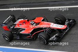 Max Chilton (GBR) Marussia F1 Team MR02. 28.02.2013. Formula One Testing, Day One, Barcelona, Spain.