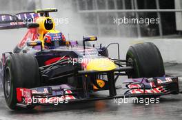 Mark Webber (AUS) Red Bull Racing RB9. 28.02.2013. Formula One Testing, Day One, Barcelona, Spain.