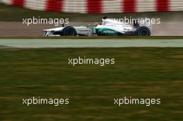 Lewis Hamilton (GBR) Mercedes AMG F1 W04. 28.02.2013. Formula One Testing, Day One, Barcelona, Spain.