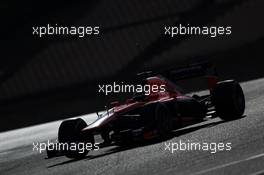 Max Chilton (GBR) Marussia F1 Team MR02. 28.02.2013. Formula One Testing, Day One, Barcelona, Spain.