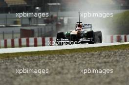 Paul di Resta (GBR) Sahara Force India VJM06. 28.02.2013. Formula One Testing, Day One, Barcelona, Spain.