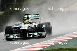 Nico Rosberg (GER) Mercedes AMG F1 W04. 28.02.2013. Formula One Testing, Day One, Barcelona, Spain.