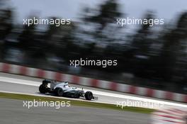 Lewis Hamilton (GBR) Mercedes AMG F1 W04. 28.02.2013. Formula One Testing, Day One, Barcelona, Spain.