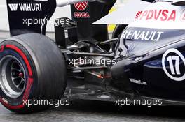 Williams FW35 rear suspension. 28.02.2013. Formula One Testing, Day One, Barcelona, Spain.